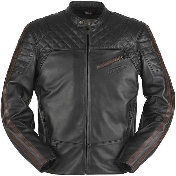 Image of Furygan Legend Leather Jacket - Black