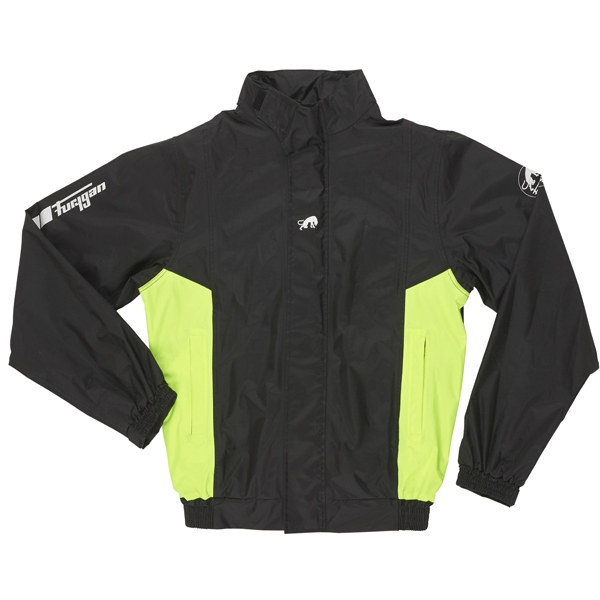 Image of Furygan Neptune Waterproof Jacket - Black / Yellow