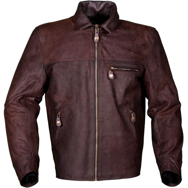 Image of Furygan New Texas Outlast Leather Jacket - Brown