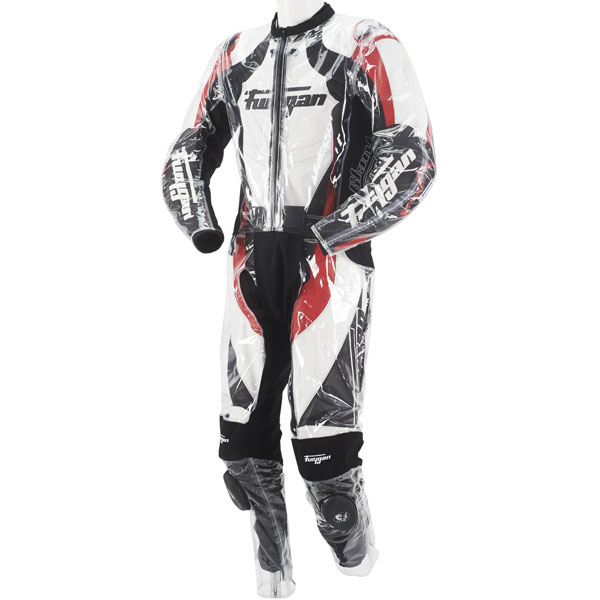 Image of Furygan Racing Rain Suit - Black / Clear