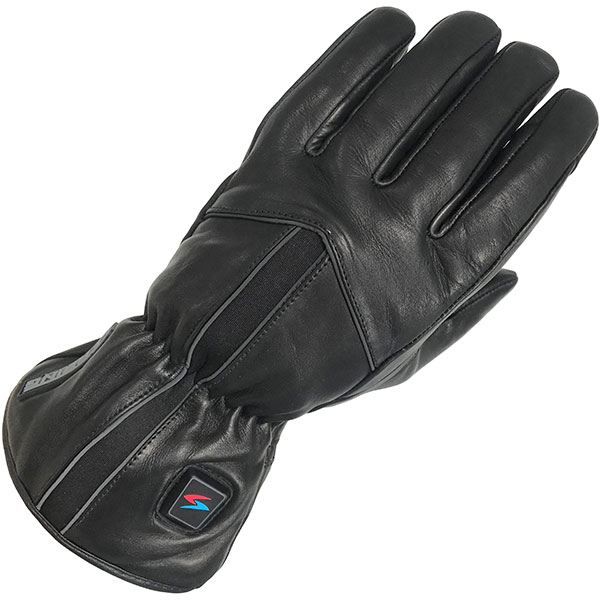 Image of Gerbing MicroWirePRO Heated GT Hybrid Leather Gloves - Black