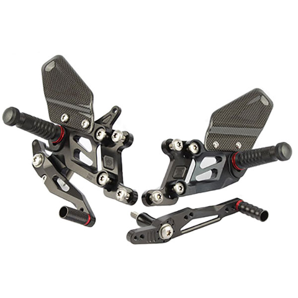 Image of Gilles FXR Racing Rearsets - BMW S1000 RR / R