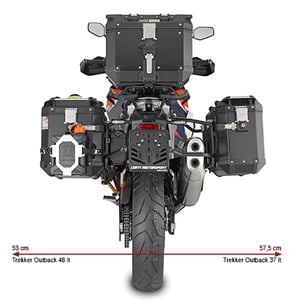 Kit Aggancio GIVI Kit Cam Givi PL7705 Per KTM 1290 Super Adventure R - Montaggio Portapacchi Facile Kit Installazione Portapacchi