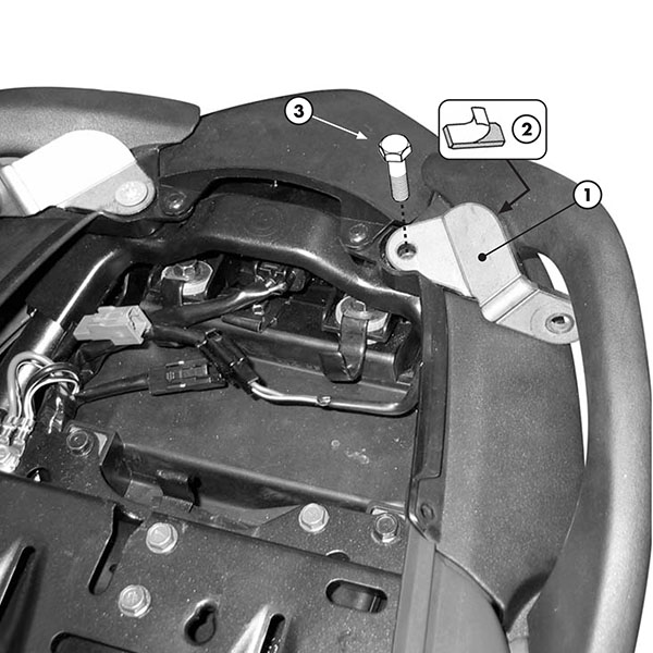Image of Givi PLX447KIT Specific Kit - Kawasaki Versys