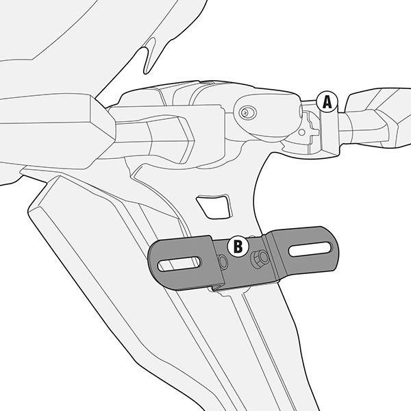 Image of Givi IN4114KIT Specific Indicator Move Kit - Kawasaki Versys