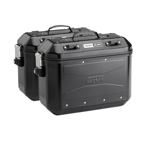 Image of Givi DLM36BPACK2 Trekker Dolomiti Black Aluminium Panniers (Pair) - 72 Litre Total Capacity