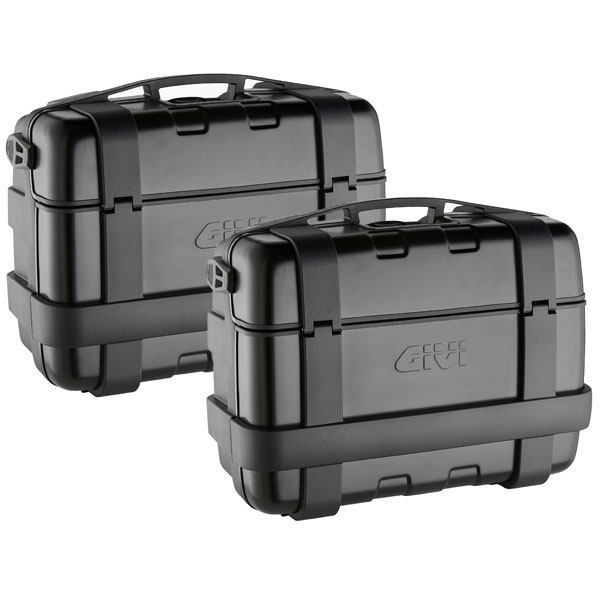 Givi TRK33BPACK2 Trekker Black Monokey Panniers (Pair) - 66 Litre Total Capacity