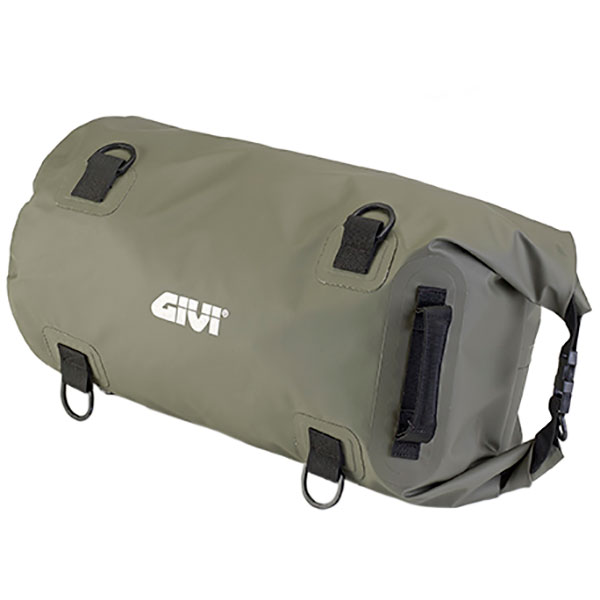Image of Givi EA114KG Roll Top Seat Bag Khaki Green - 30L