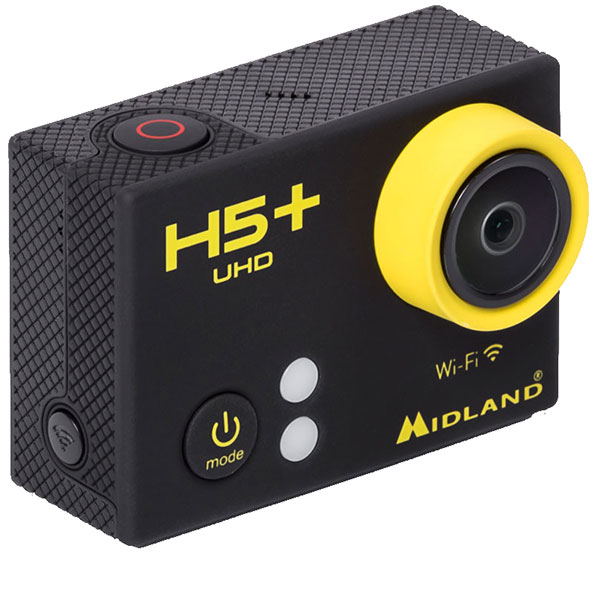 Image of Midland H5+ UHD Action Camera With Integrated WiFi