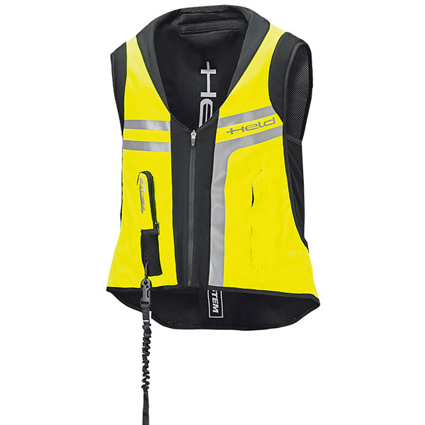 Image of Held Air Vest 2 Inflatable Protector - Black / Fluo Yellow