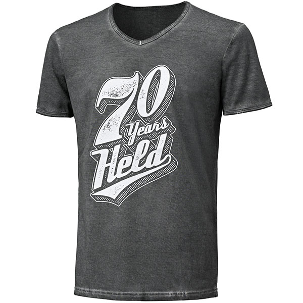 Image of Held 70th Anniversary T-Shirt - Grey / White