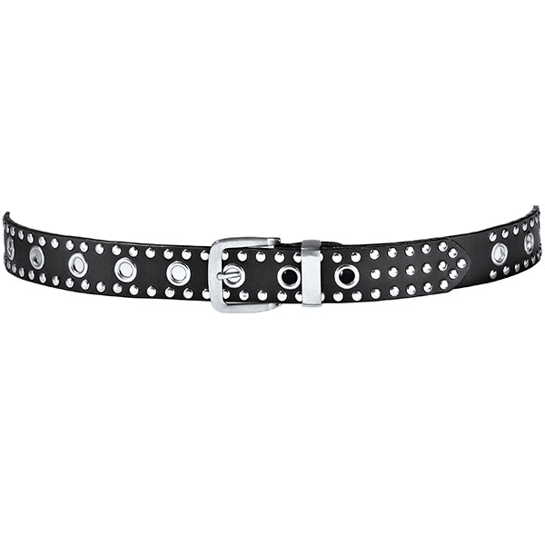 Image of Held Studded Leather Belt - Black