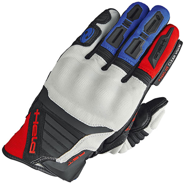 Image of Held Hamada Textile Gloves - Red / Blue