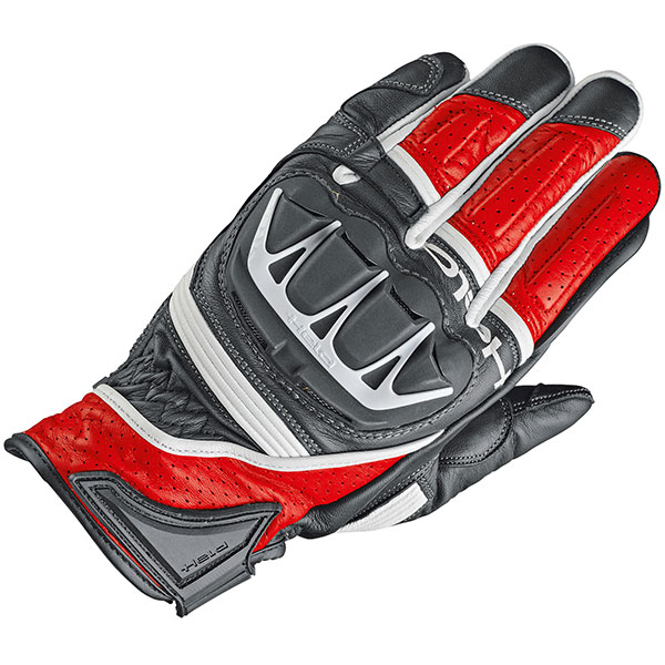 Image of Held Spot Leather Glove - Black / Red