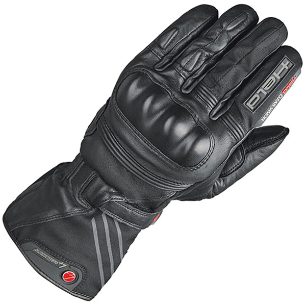 Held Twin II Leather Textile Gloves Black