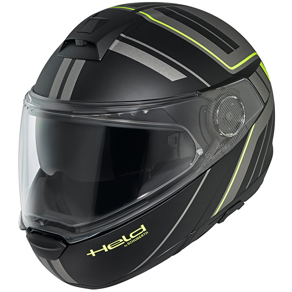 Image of Held Schuberth H-C4 Tour - Matt Black / Fluo Yellow