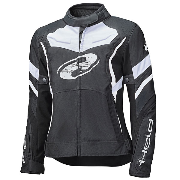 Image of Held Ladies Baxley Top Textile Jacket - Black / White