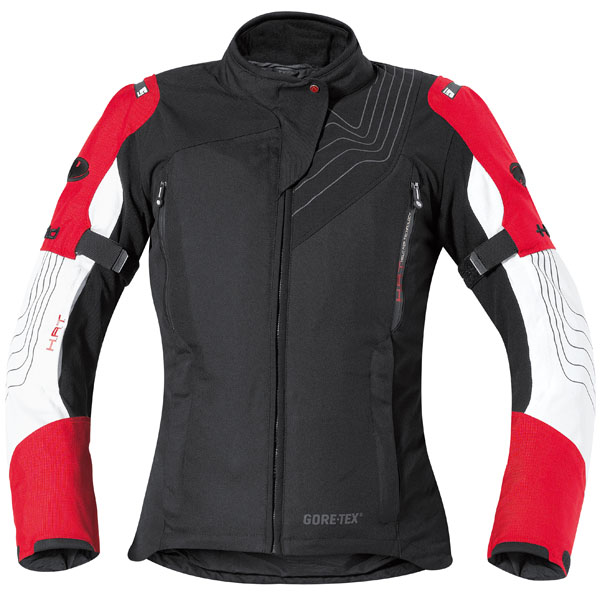 Image of Held Ladies Montero Gore-Tex Textile Jacket - Black / Red