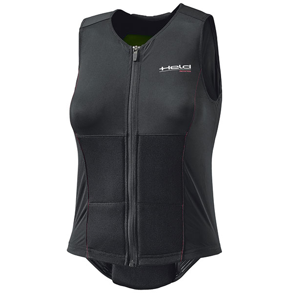 Image of Held Ladies Spine Protector Waistcoat - Black / Pink