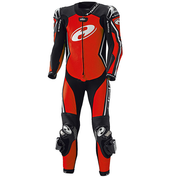 Image of Held Full-Speed 1 Piece Leather Suit - Red / Black