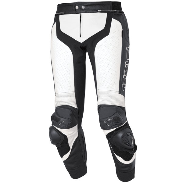 Image of Held Grind Leather Jeans - White / Black