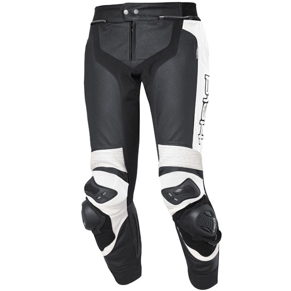 Image of Held Grind Leather Jeans - Black / White