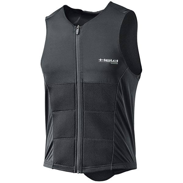 Image of Held Spine Protector Waistcoat - Black / Green