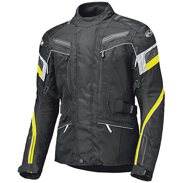Image of Held Lupo Touring Textile Jacket - Black / Fluo Yellow