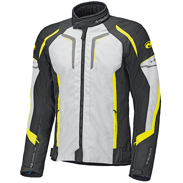 Image of Held Smoke Sport Textile Jacket - Grey / Fluo Yellow