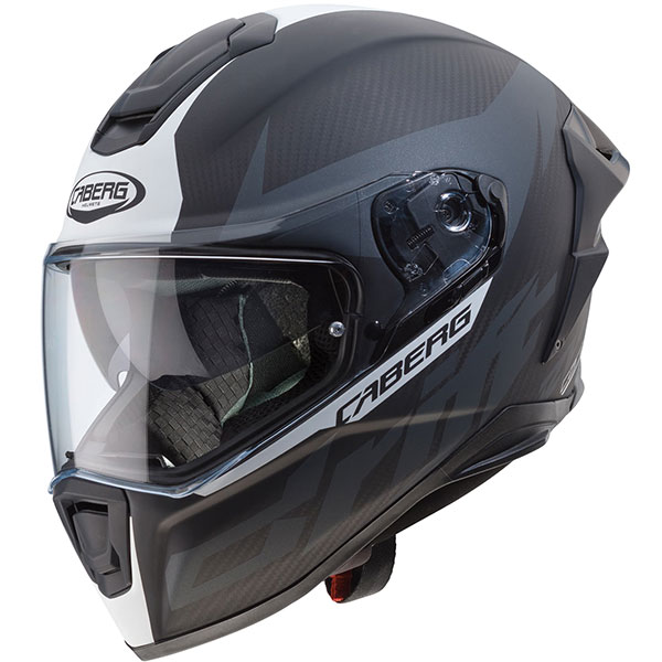 Image of Caberg Drift Evo Carbon - Matt Anthracite / White