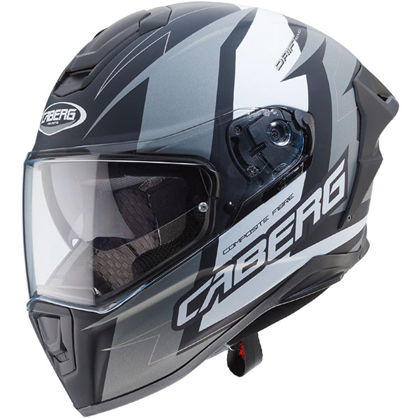 Image of Caberg Drift Evo Speedster - Matt Black / Anthracite / White