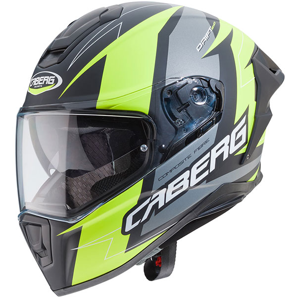 Image of Caberg Drift Evo Speedster - Matt Anthracite / Yellow