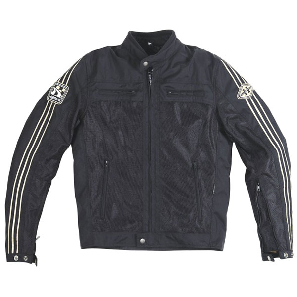 Image of Helstons Textile Wall Mesh Jacket - Black