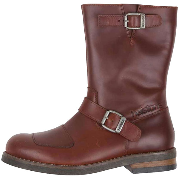 harron leather mid calf moto boots