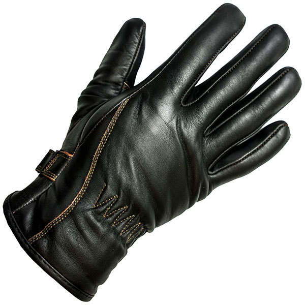 Image of Helstons Leather First Gloves - Brown
