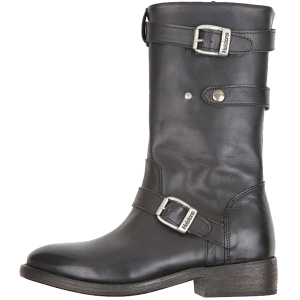 Image of Helstons Ladies Leather Galant Boots - Black
