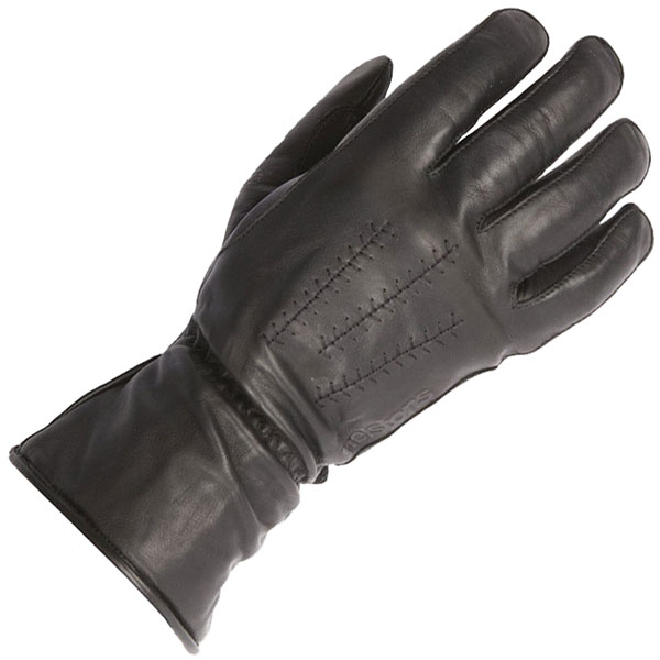Image of Helstons Leather Jeff Gloves - Black