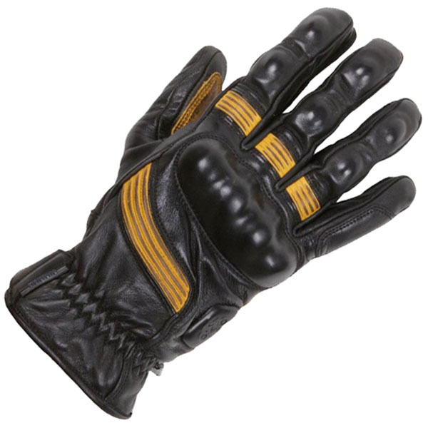 Image of Helstons Leather Vitesse Pro Winter Gloves - Black / Gold