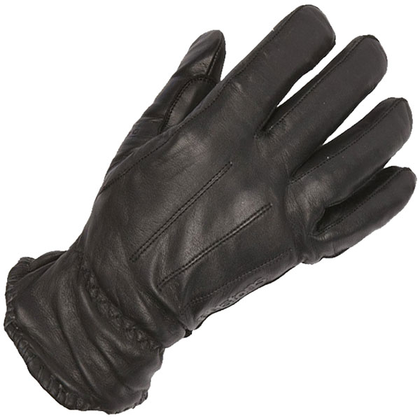 Image of Helstons Leather Walter Gloves - Black