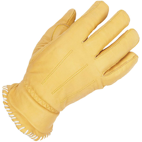 Image of Helstons Leather Walter Gloves - Gold