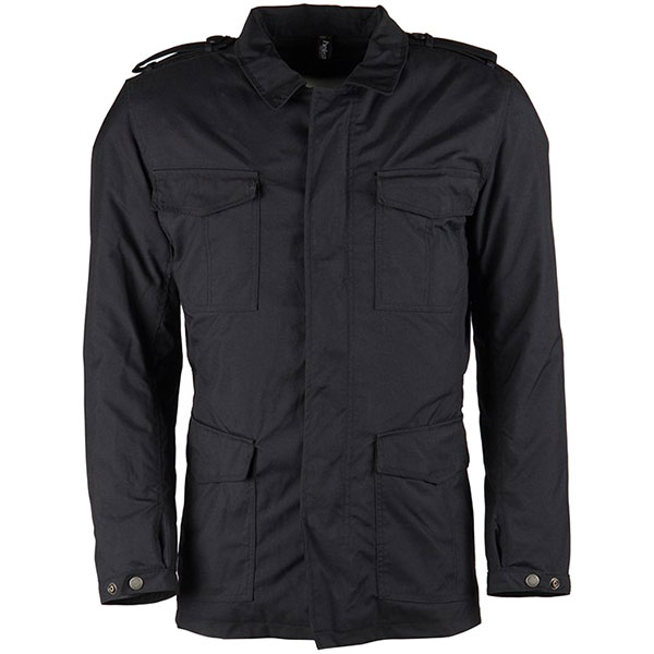 Image of Helstons David Textile Jacket - Black