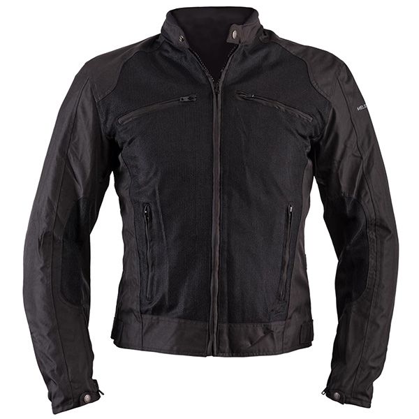 Image of Helstons Textile District Jacket - Black