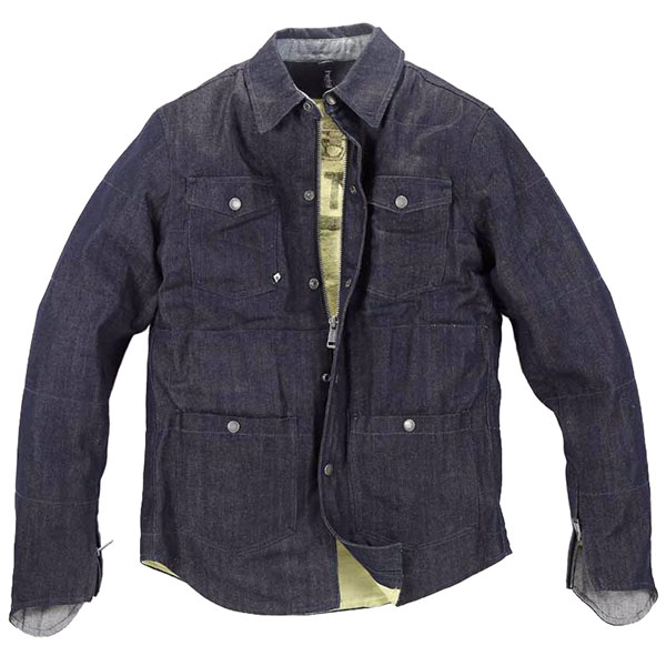 Image of Helstons Textile Rony Jacket - Blue