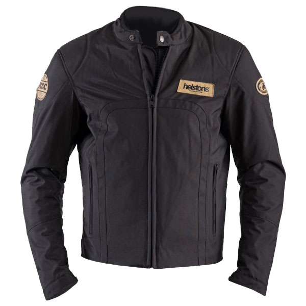 Image of Helstons Texas Textile Jacket - Black