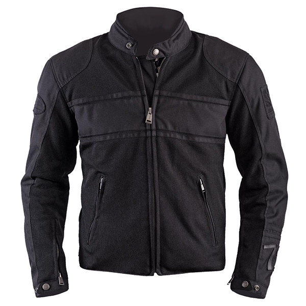 Image of Helstons Textile Winner Jacket - Black