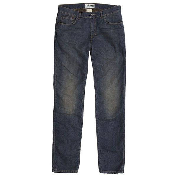 Image of Helstons Denim Corden Dirty Jeans - Blue