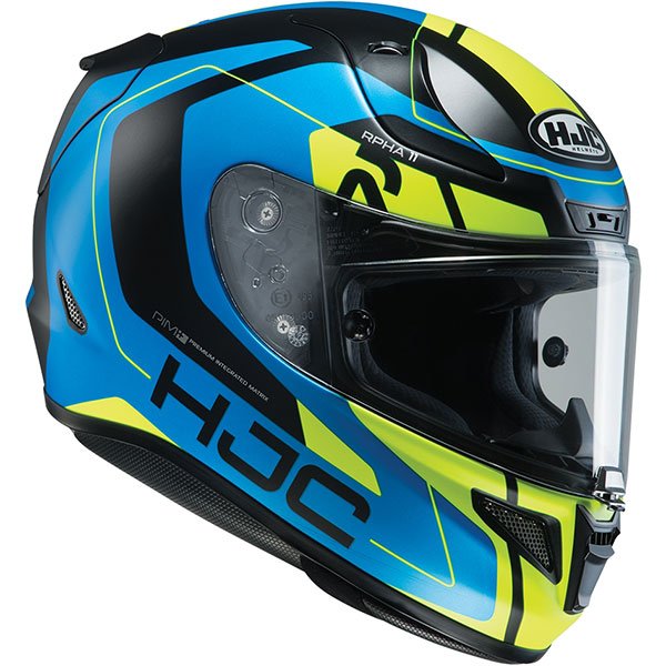 Image of HJC R-PHA 11 Chakri - Blue / Fluo