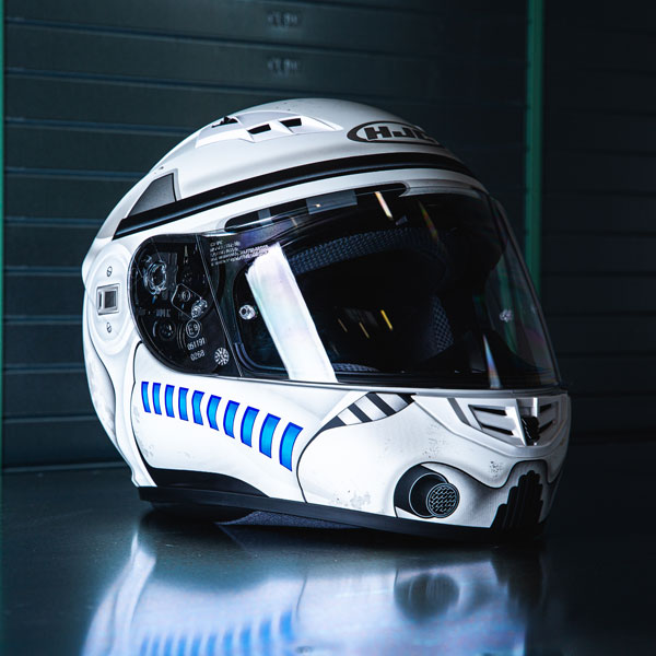 Hjc Cs 15 Star Wars Storm Trooper Free Uk Delivery