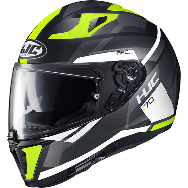 Image of HJC i70 Elim - Black / Grey / Fluo Yellow