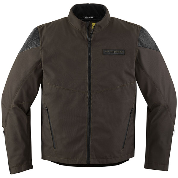 Image of Icon 1000 Squalborn Textile Jacket - Espresso Brown